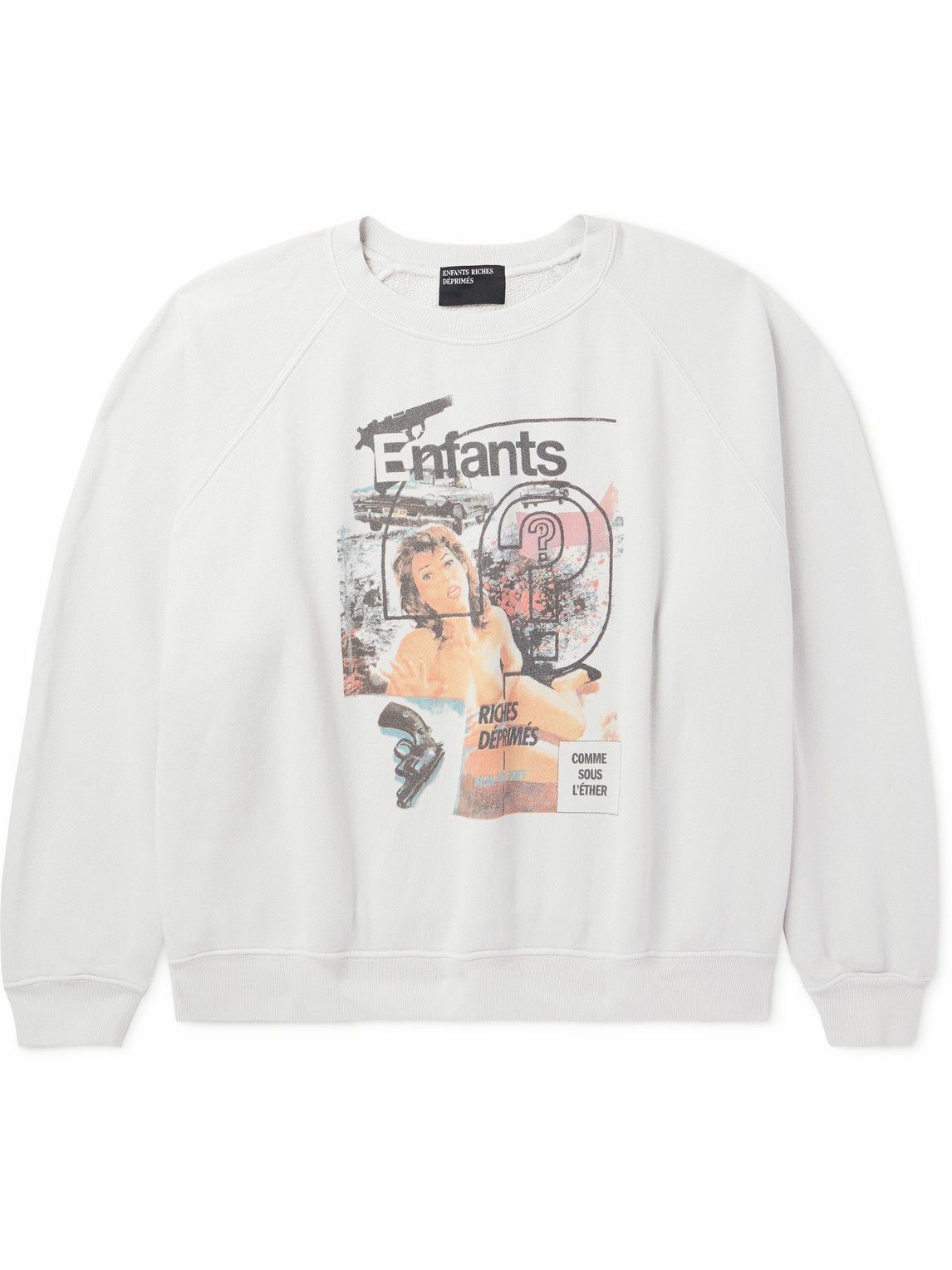 Enfants Riches Déprimés - Thrilling Cropped Printed Cotton-Jersey