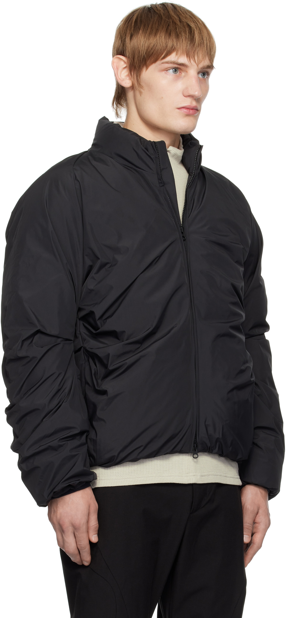 POST ARCHIVE FACTION (PAF) Black 7.0 Right Down Jacket Post