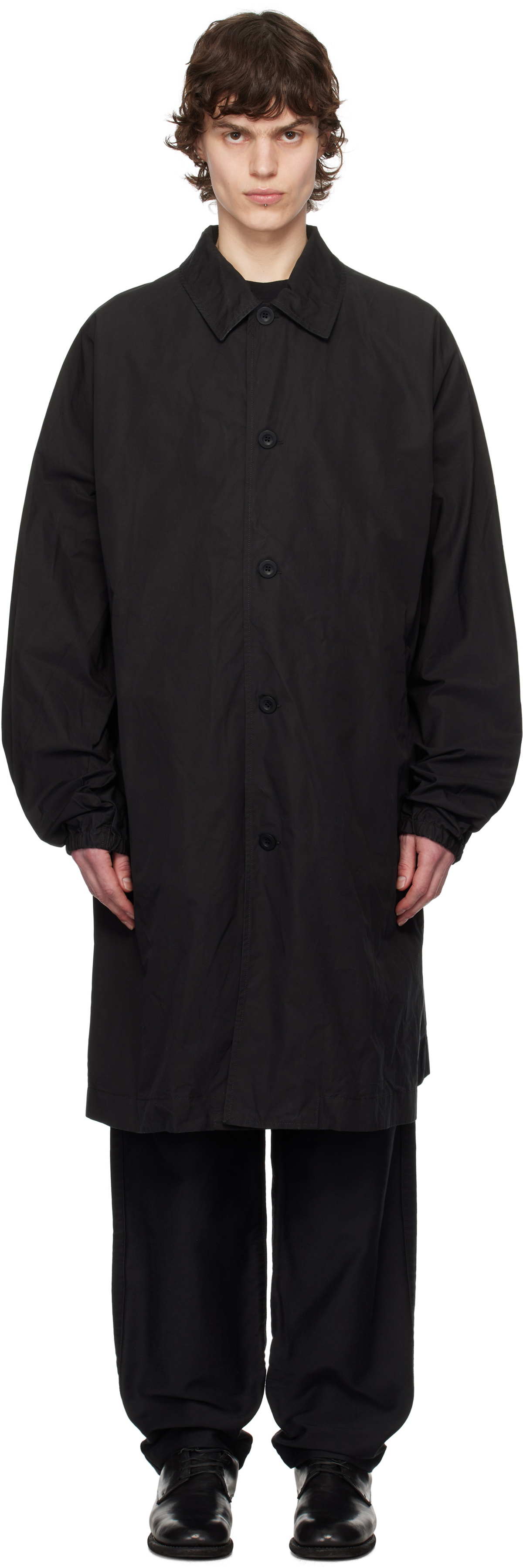 CASEY CASEY Black 3 Pieces Coat CASEY CASEY