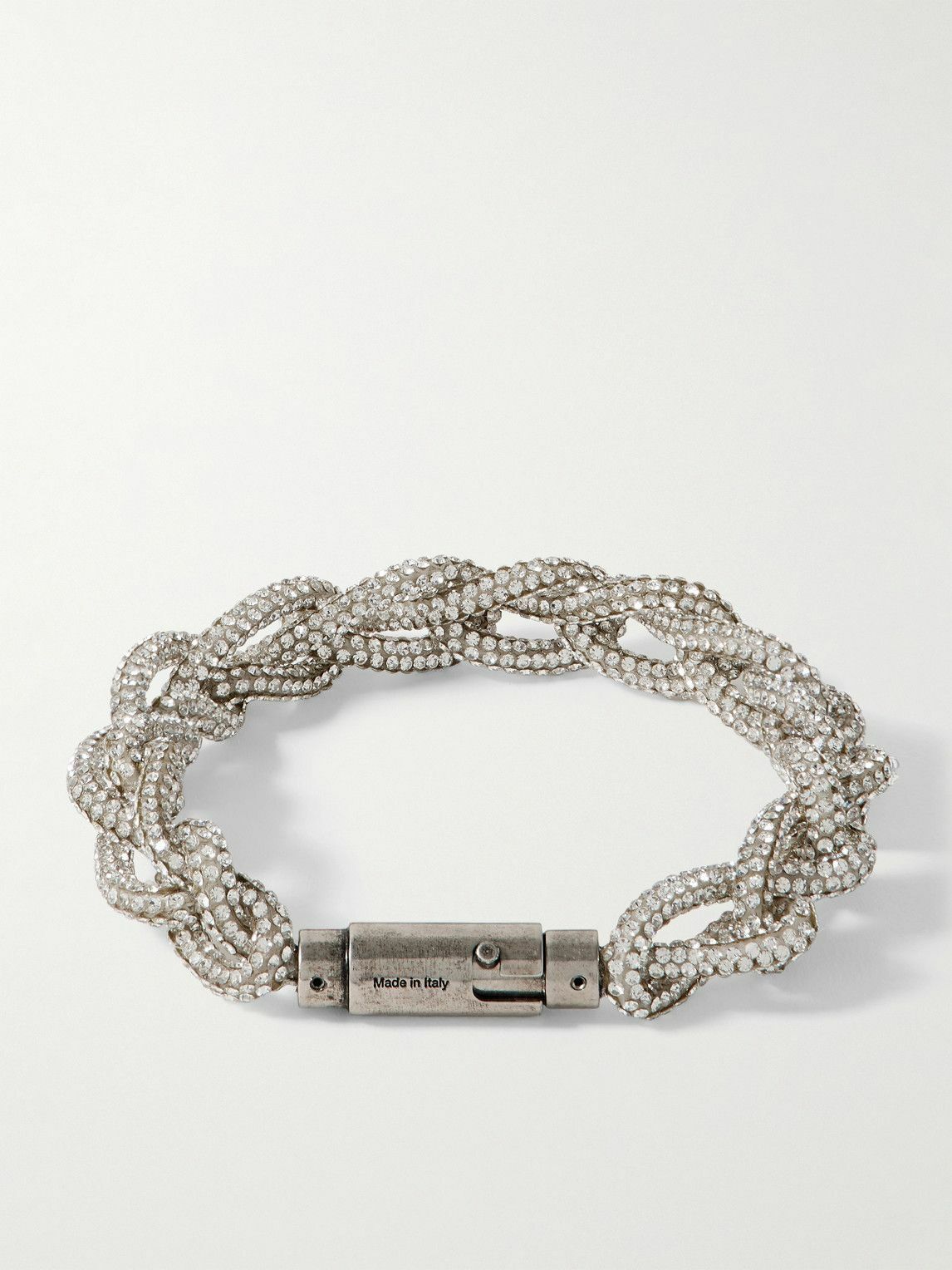 Acne Studios - Silver-Tone Crystal Bracelet - Silver Acne Studios