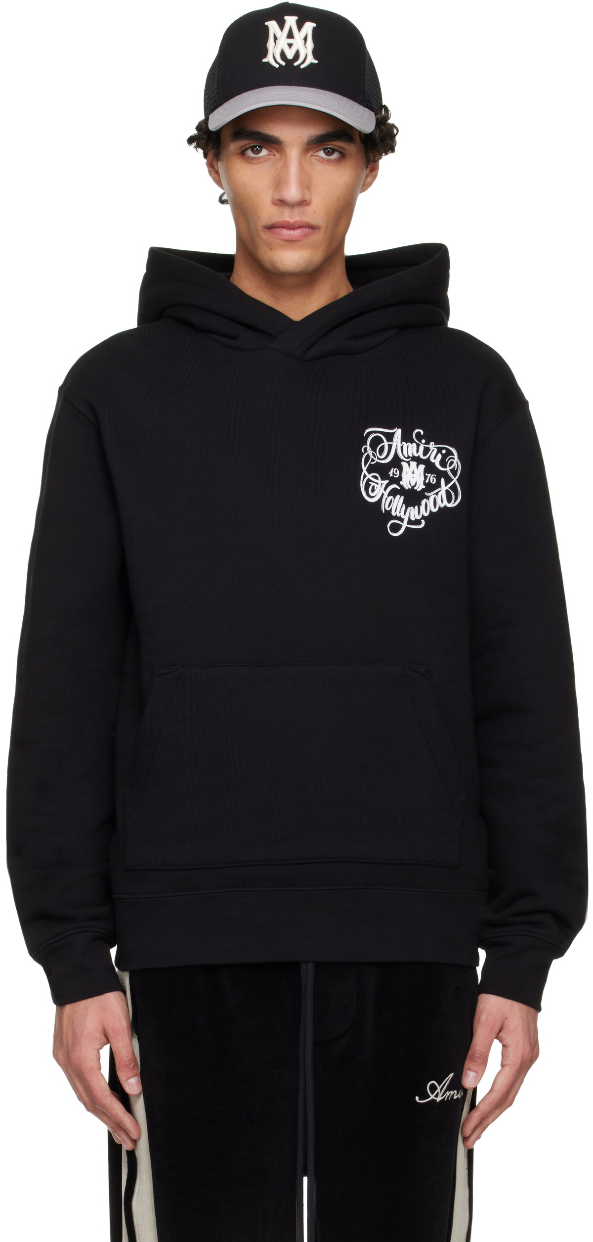 AMIRI Blue Filigree Hoodie Amiri