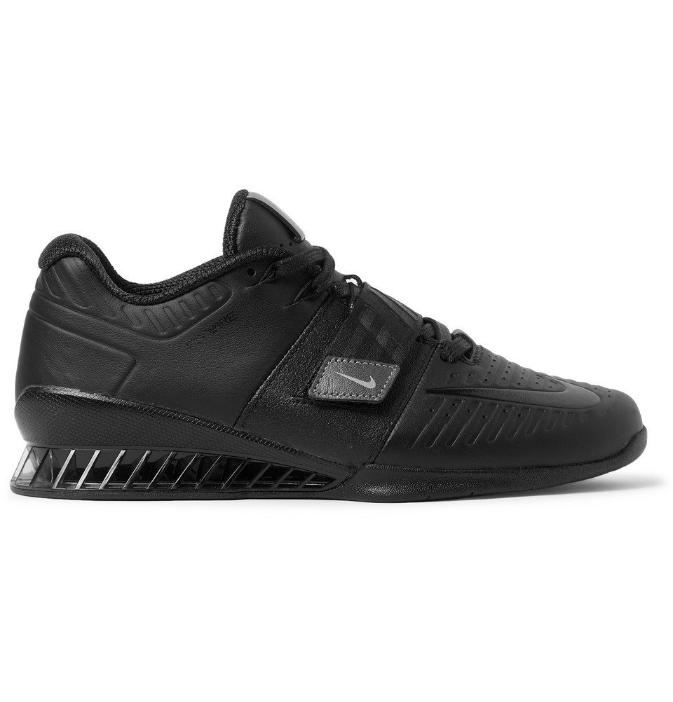 Nike Training - Romaleos 3 XD Faux Leather Sneakers - Black Nike
