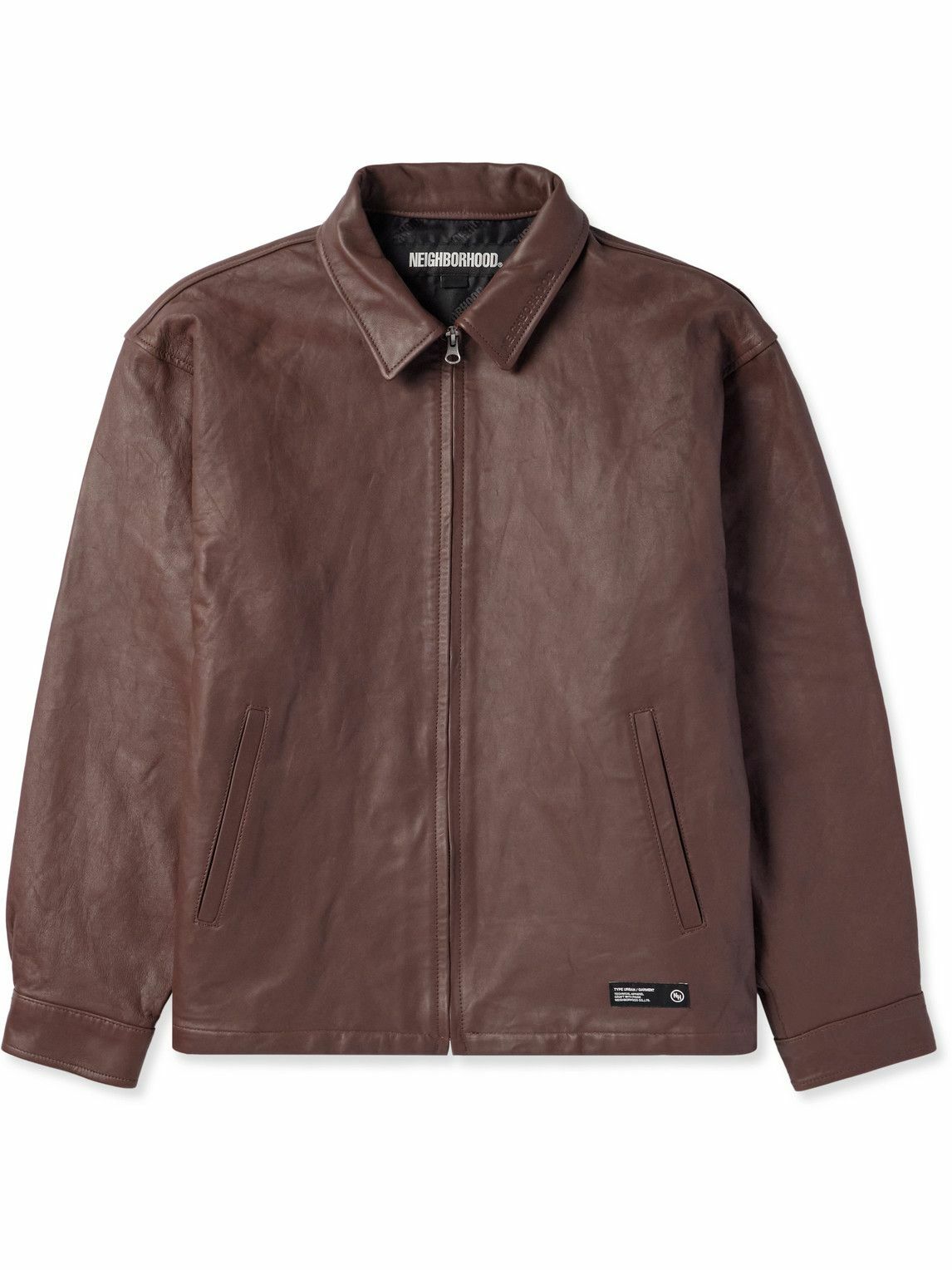 Neighborhood - PM Leather Jacket - Brown Neighborhood