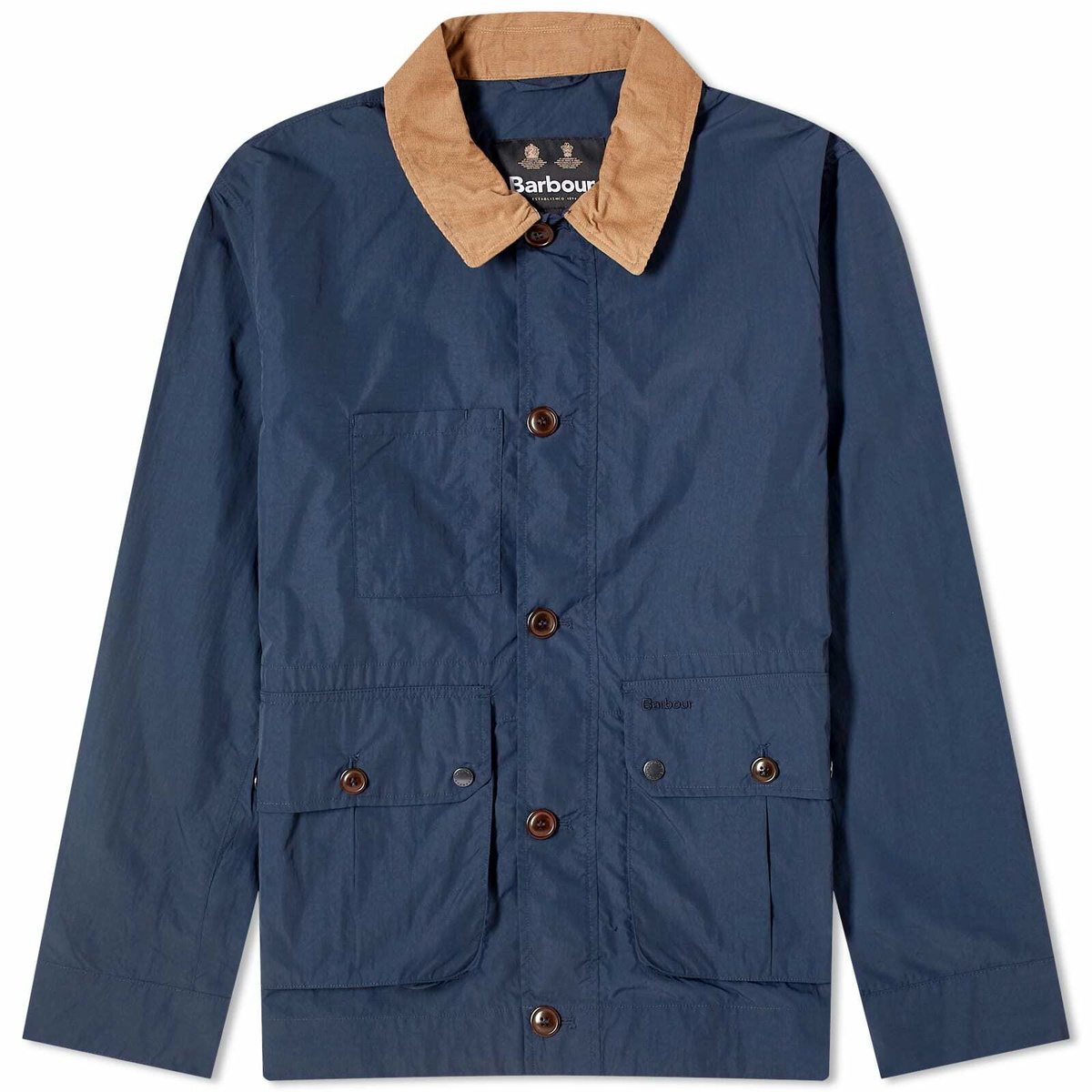 Barbour Men's Heritage + Denby Casual Jacket in Navy Barbour