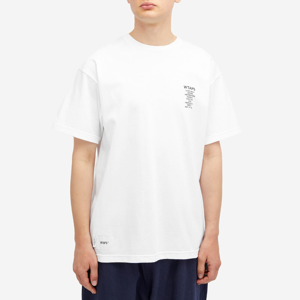 WTAPS Men's Ingredients Spec T-Shirt in White WTAPS
