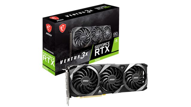 MSI GEFORCE RTX 3060 VENTUS 3X 12G OC 12GB GDDR6 192Bit NVIDIA