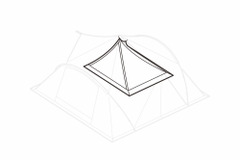 SPACE 1/4小型のインナーテント TiiTENT