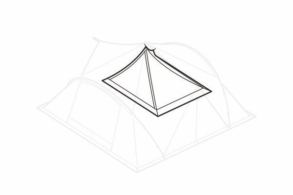 SPACE 1/4小型のインナーテント TiiTENT