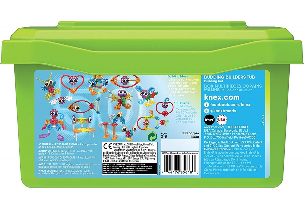 Kid K'NEX 100-Piece Tub | A Mighty Girl