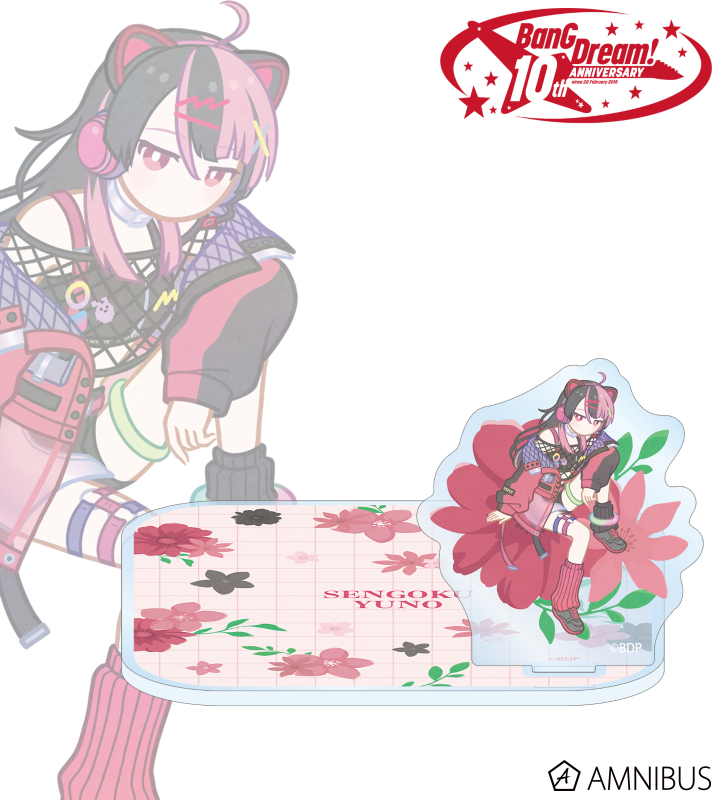 BanG Dream! - 千石 ユノ Botania アクリルスタンド付きコースター