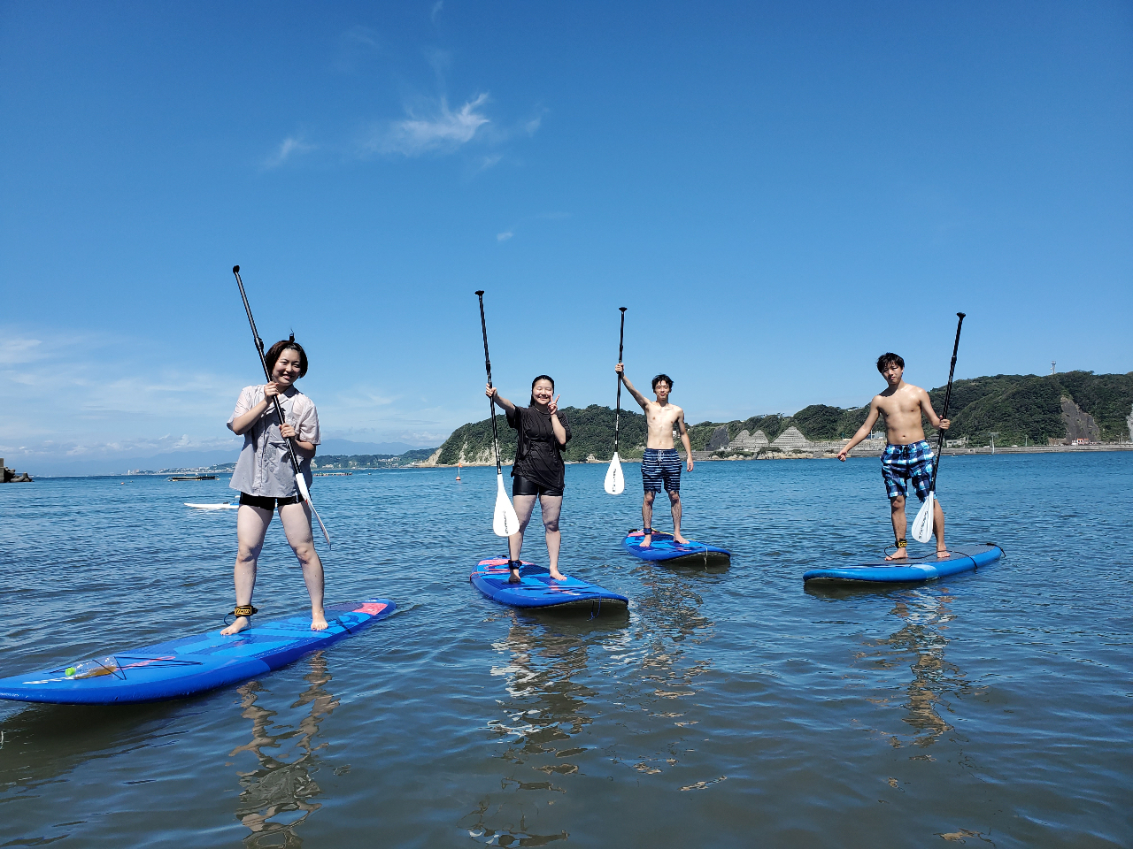 逗子】☆逗子海岸SUP☆スタンドアップパドル体験♪（所要時間：約2時間
