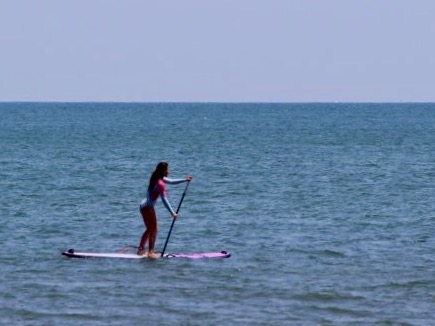 お一人様プラン】9:00「はじめてのSUP（スタンドアップパドル）体験