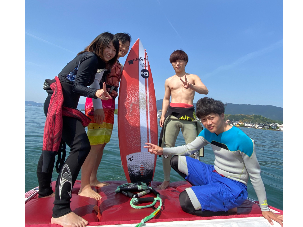 琵琶湖・雄琴】ウェイクサーフィン体験コース！！/RISING FORCE