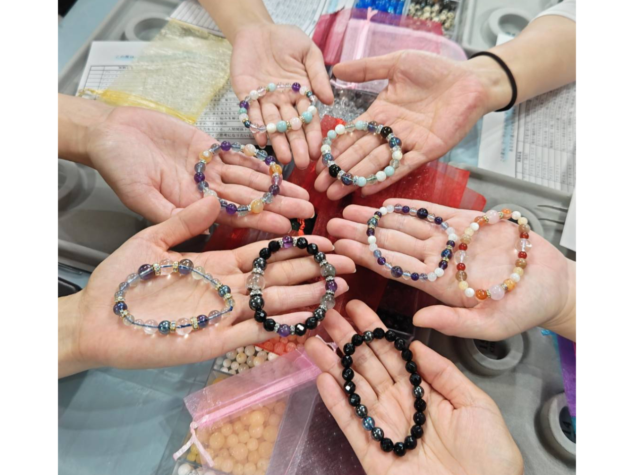 愛知県・蒲郡市】天然石ブレスレット作り♪【ファミリー・カップル