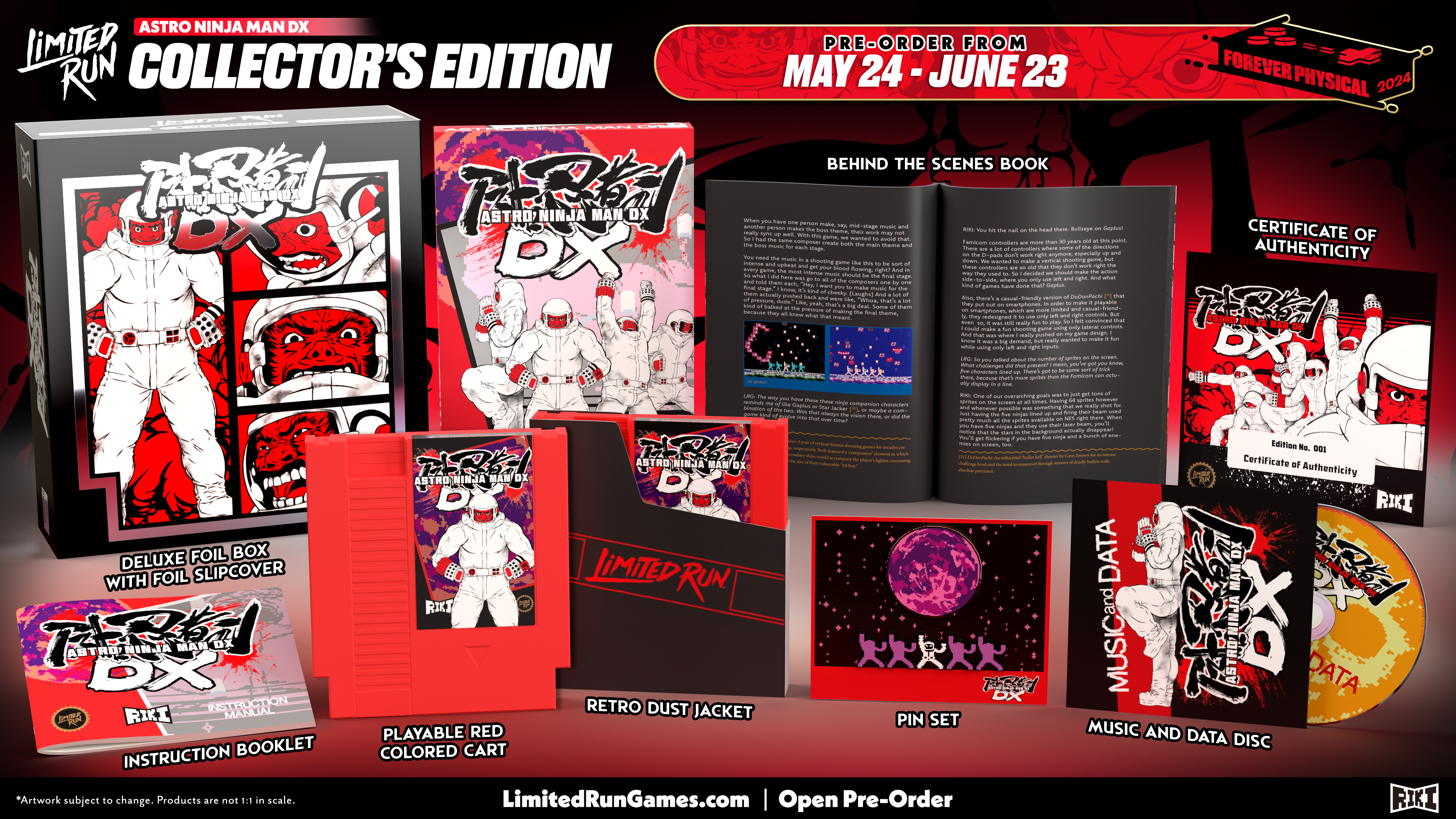 Astro Ninja Man DX Collector's Edition (NES) – Limited Run Games