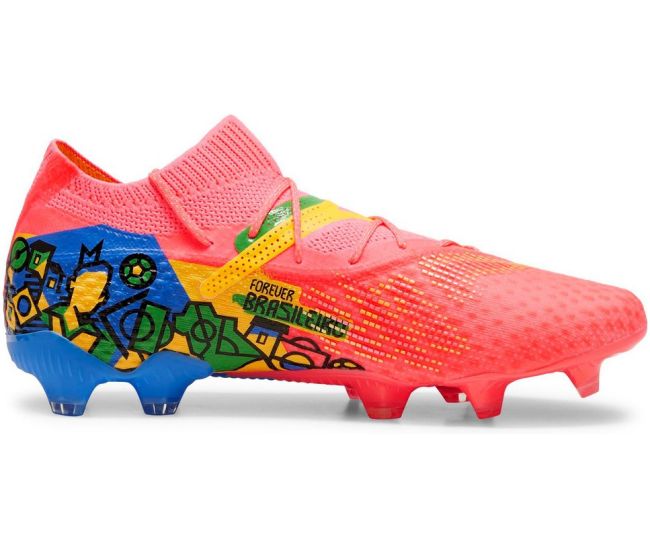 Firm ground football boots Puma FUTURE 7 ULTIMATE NJR FG/AG pink