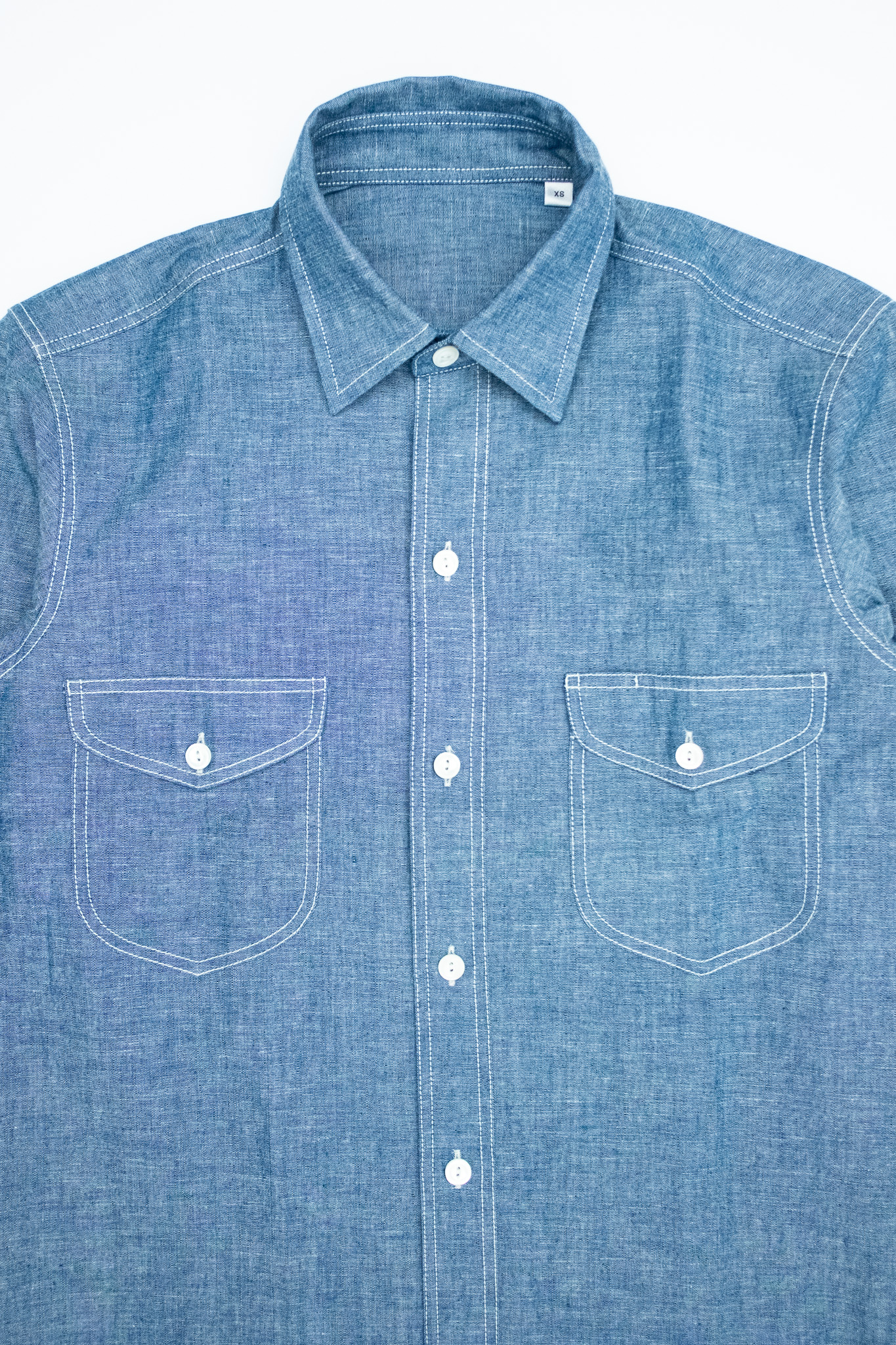 Bryceland's - Teardrop Work Shirt Chambray - Göteborg Manufaktur
