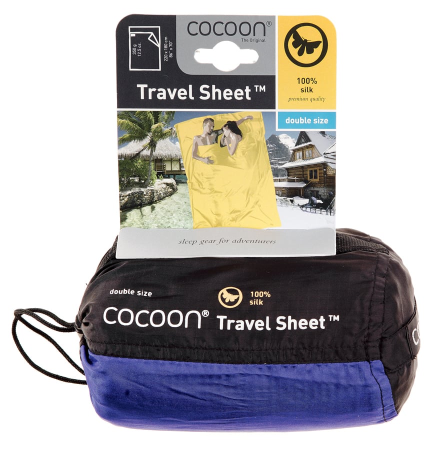 Cocoon TravelSheet Silk Double Blankets & Sleeping Bag Liners
