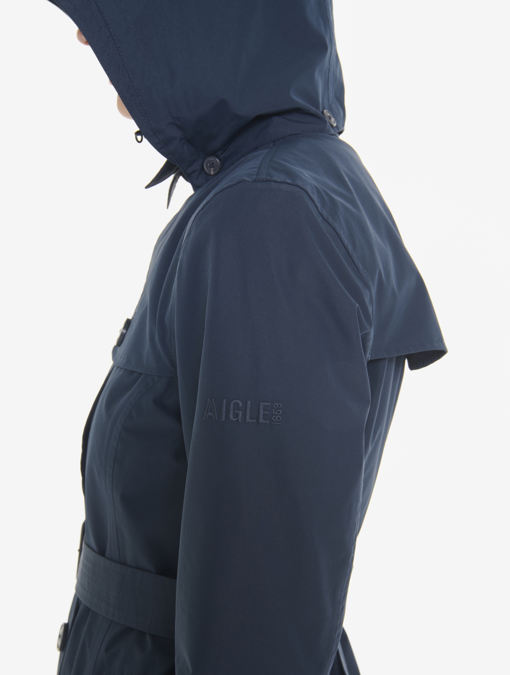 レディース ゴアテックス フーデッドロングトレンチコート ZBFBA95