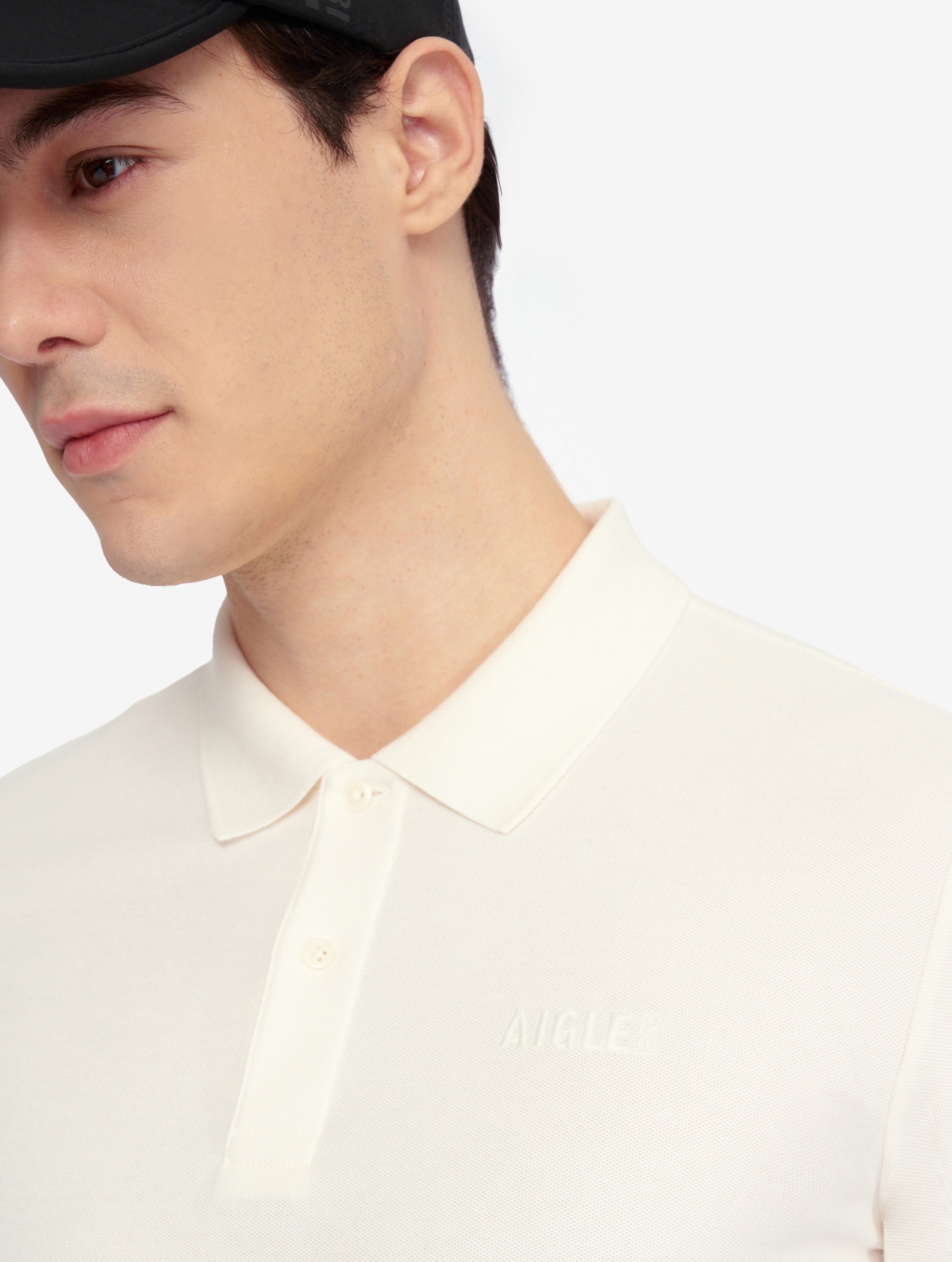 メンズ 吸水速乾 クールマックス UVカット ポロ ZBHBG73 - AIGLE