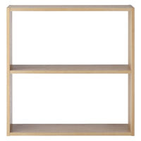 無印良品 スタッキングシェルフセット 3段×2列 オーク材 幅82×奥行28.5