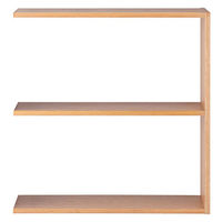 無印良品 スタッキングシェルフ ワイド 2段 オーク材 幅81.5×奥行28.5