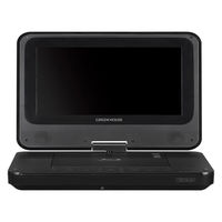 グリーンハウス 10.1型液晶搭載ポータブルDVDプレーヤー GH-PDV10PT-BK