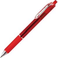 ジョインテックス ノック式油性ボールペン10本 H048J-RD-10赤 10箱