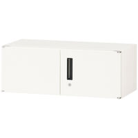 軒先渡し】オカムラ スチール収納VILLAGE 両開き（シリンダー錠）1段