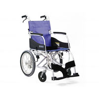カワムラサイクル 超軽量車いす（介助用）ふわりす+ 24-6617-0102 マ