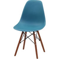 不二貿易 イームズチェア 4PCS／1CTN ブラック 99371 1セット