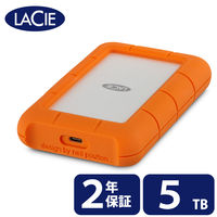 HDD 外付け 1TB ポータブル Rugged USB-C 2EUAP8 LaCie 1個 - アスクル