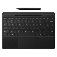 マイクロソフト Surface Pro キーボード スリム ペン 付き ブラック