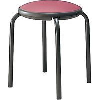 組立設置込】コクヨ CK-745 会議イス スツール 塗装脚 固定丸パイプ脚