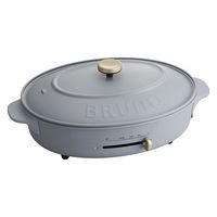 BRUNO オーバルホットプレート(グレージュ) BOE053-GRG 1台 - アスクル
