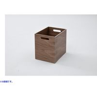 山善 YAMAZEN 突板収納ボックス ハーフ 幅190×奥行260×高さ240mm