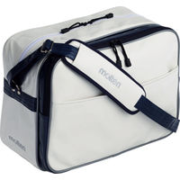 モルテン エナメルバッグ Lサイズ 白×ネイビー KM0074WN 1個（直送品