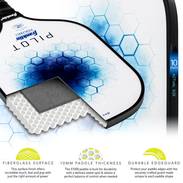 Franklin(フランクリン) ピックルボール ラケット Pilot-Blue ブルー