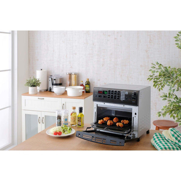 アイリスオーヤマ リクック熱風オーブン FVX-M3B-S（直送品） - アスクル