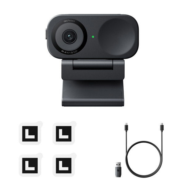 Insta360 AI 4Kウェブカメラ Link 2C CINSABNA 1台（直送品） - アスクル