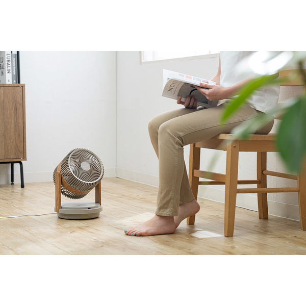 QUADS ツインブレード3DDCサーキュレーター DUOAIR DC グレージュ