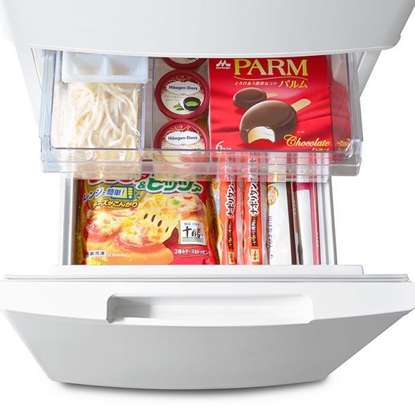 A-Stage 2ドア冷凍/冷蔵庫 123L (ファン式：ホワイト)RZ-123W 1台