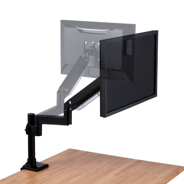 モニターアーム シングルアーム 17インチ～35インチ対応 耐荷重:15kg