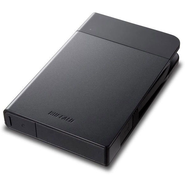 バッファロー ICカード対応MILスペック 耐衝撃ボディー防雨防塵HDD HD