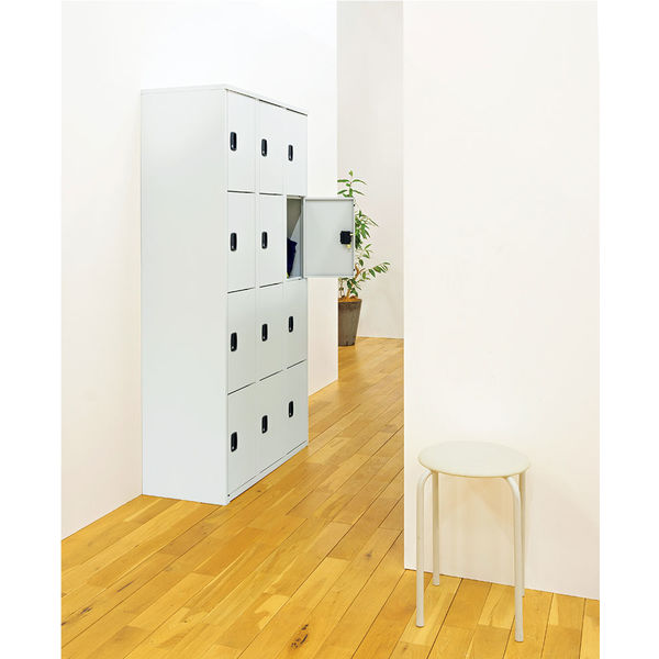 軒先渡し】エムテックス ジョイントスチール薄型組立式ロッカー