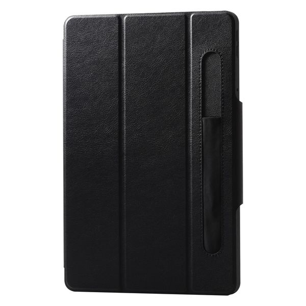 Lenovo Tab K11 用 ケース ソフトレザー フラップ 2アングル ブラック