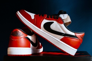 JORDAN BRAND AIR JORDAN 1 RETRO LOW OG VARSITY RED/BLACK-SUMMIT
