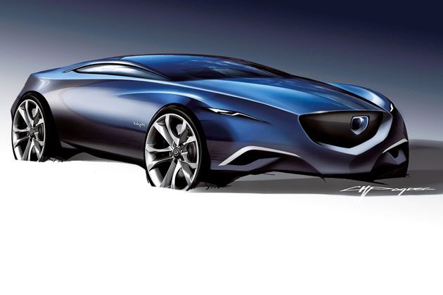 マツダ 靭（シナリ）・・・マツダ、新デザインのコンセプトカーを発表