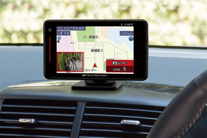 レーザー探知性能 史上最強！ レーザー＆レーダー探知機 SUPER CAT