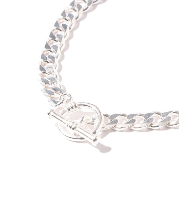 BEAMS（ビームス）カーブ チェーン ブレスレット SILVER925